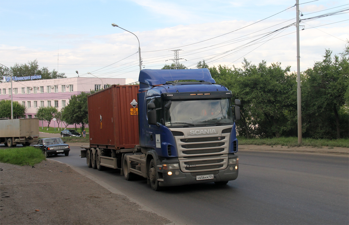 Красноярский край, № У 656 КМ 124 — Scania ('2009) G400