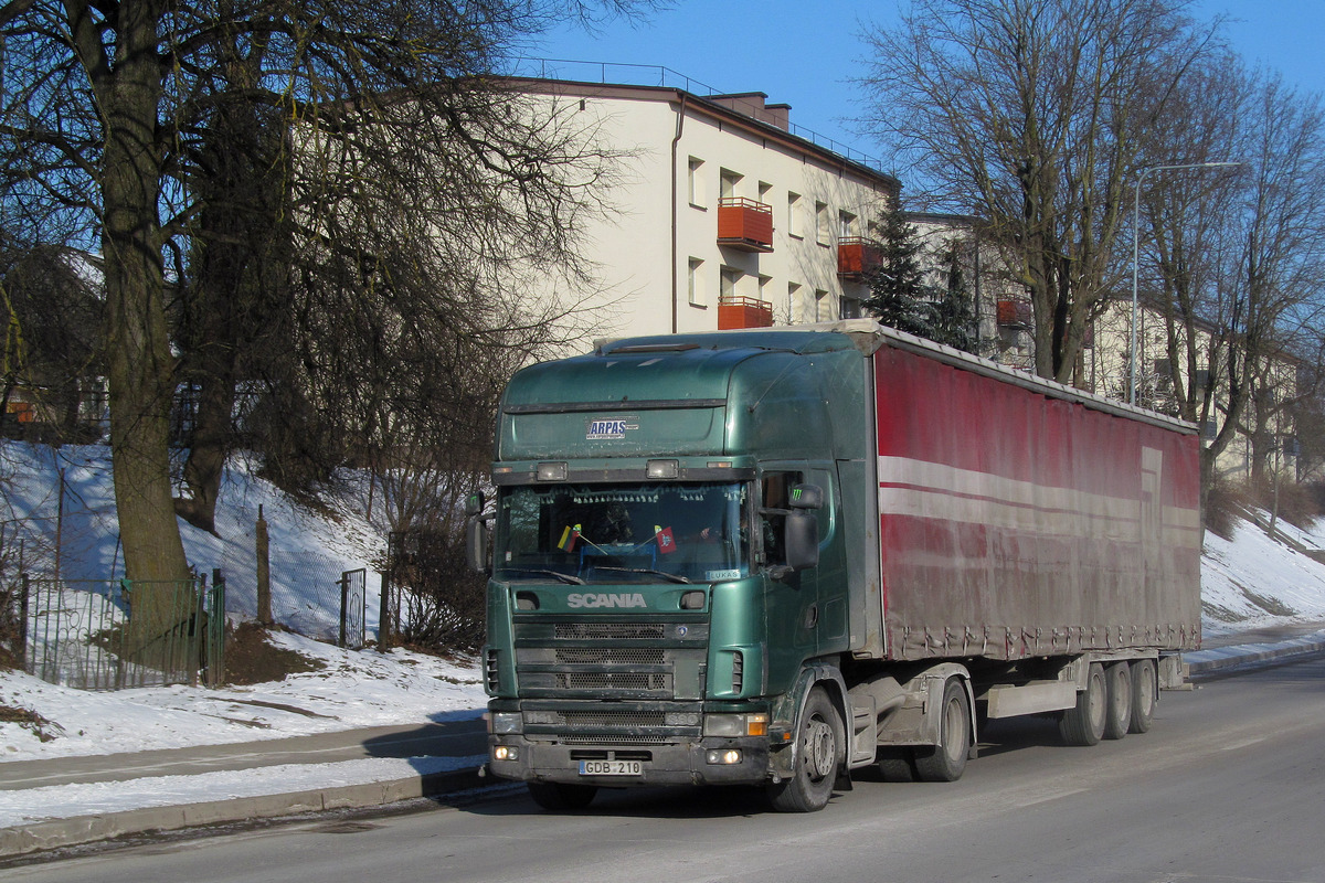 Литва, № GDB 210 — Scania ('1996) R114L