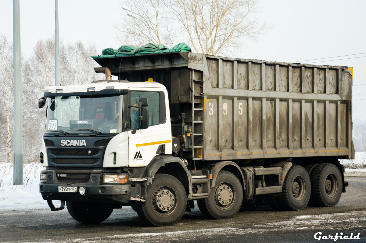 Кемеровская область, № Р 395 ЕР 142 — Scania ('2011) P400