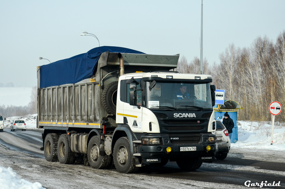 Кемеровская область, № Т 027 ЕХ 142 — Scania ('2011) P400