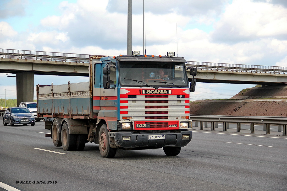 Новгородская область, № В 188 ТС 53 — Scania (III) R143M