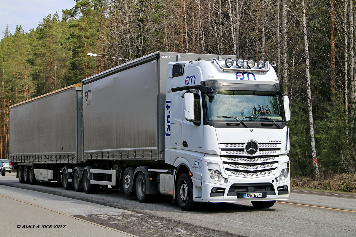 Эстония, № 125 BSM — Mercedes-Benz Actros ('2011) 2551