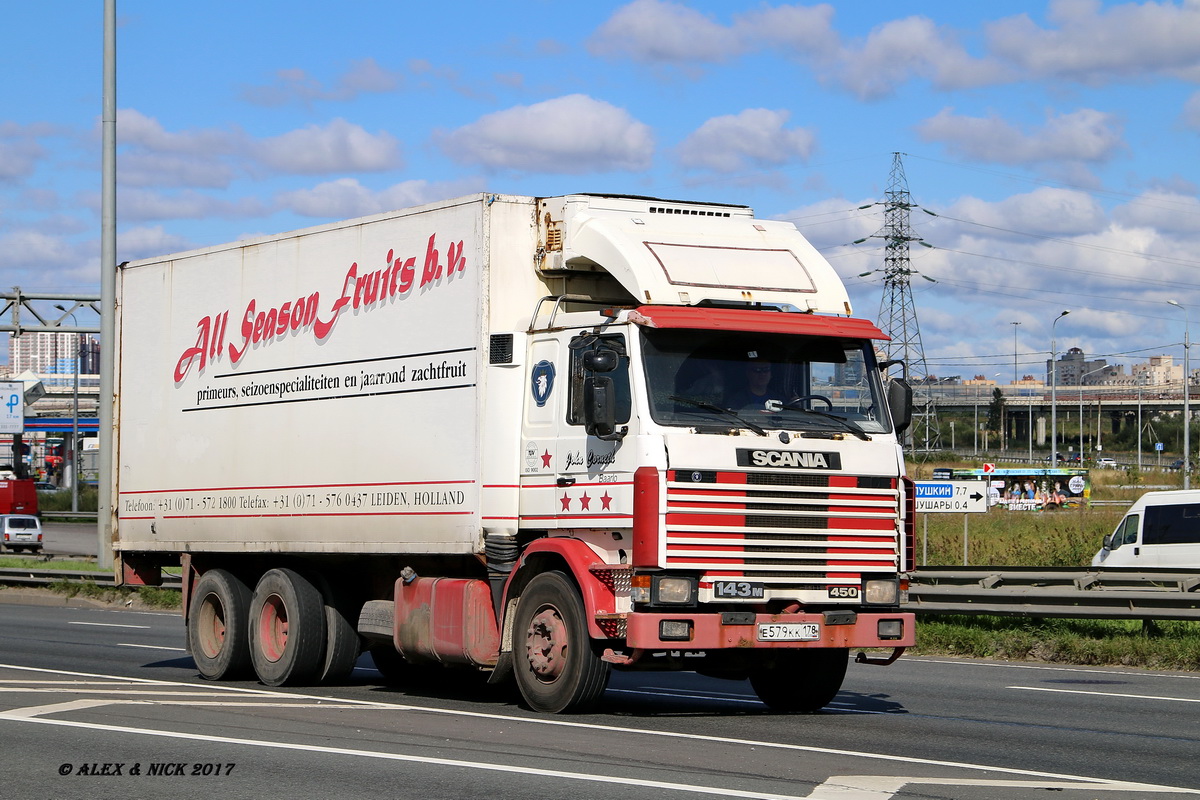 Санкт-Петербург, № Е 579 КК 178 — Scania (II) R143M