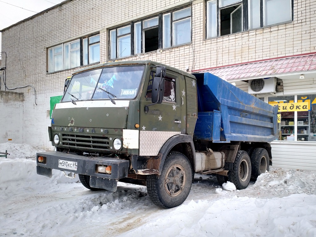 Тверская область, № М 593 КС 69 — КамАЗ-55111 (общая модель)