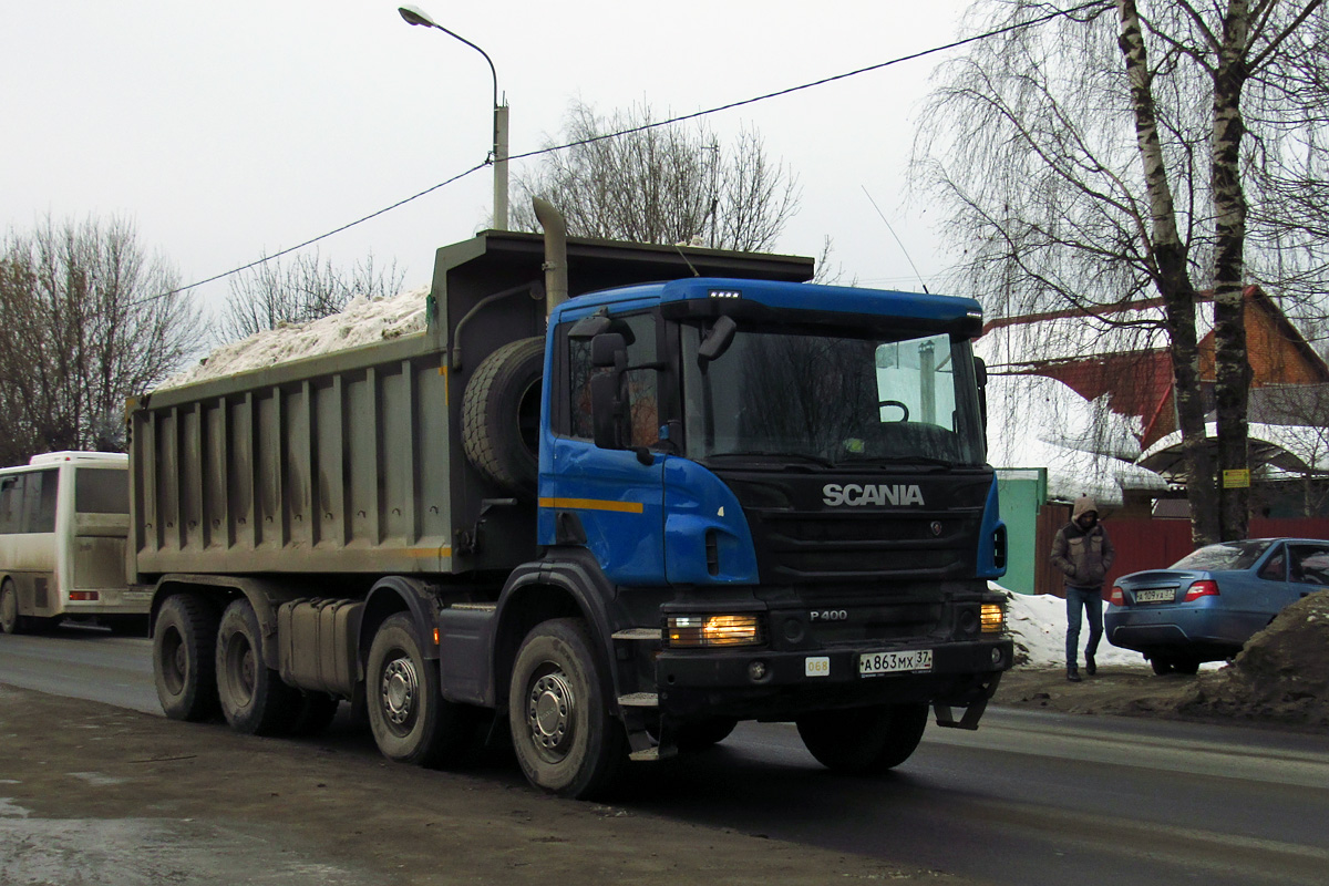 Ивановская область, № А 863 МХ 37 — Scania ('2011) P400