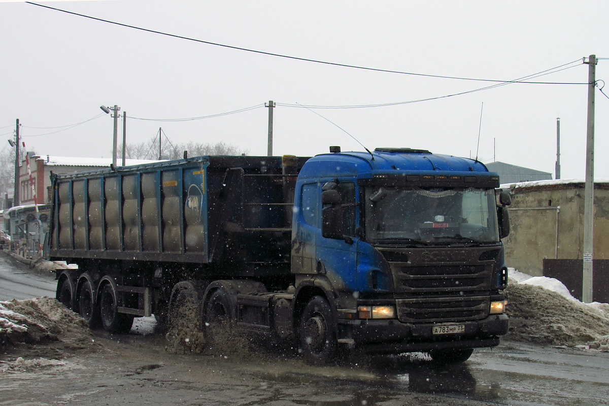 Владимирская область, № А 783 МР 33 — Scania ('2011) P440