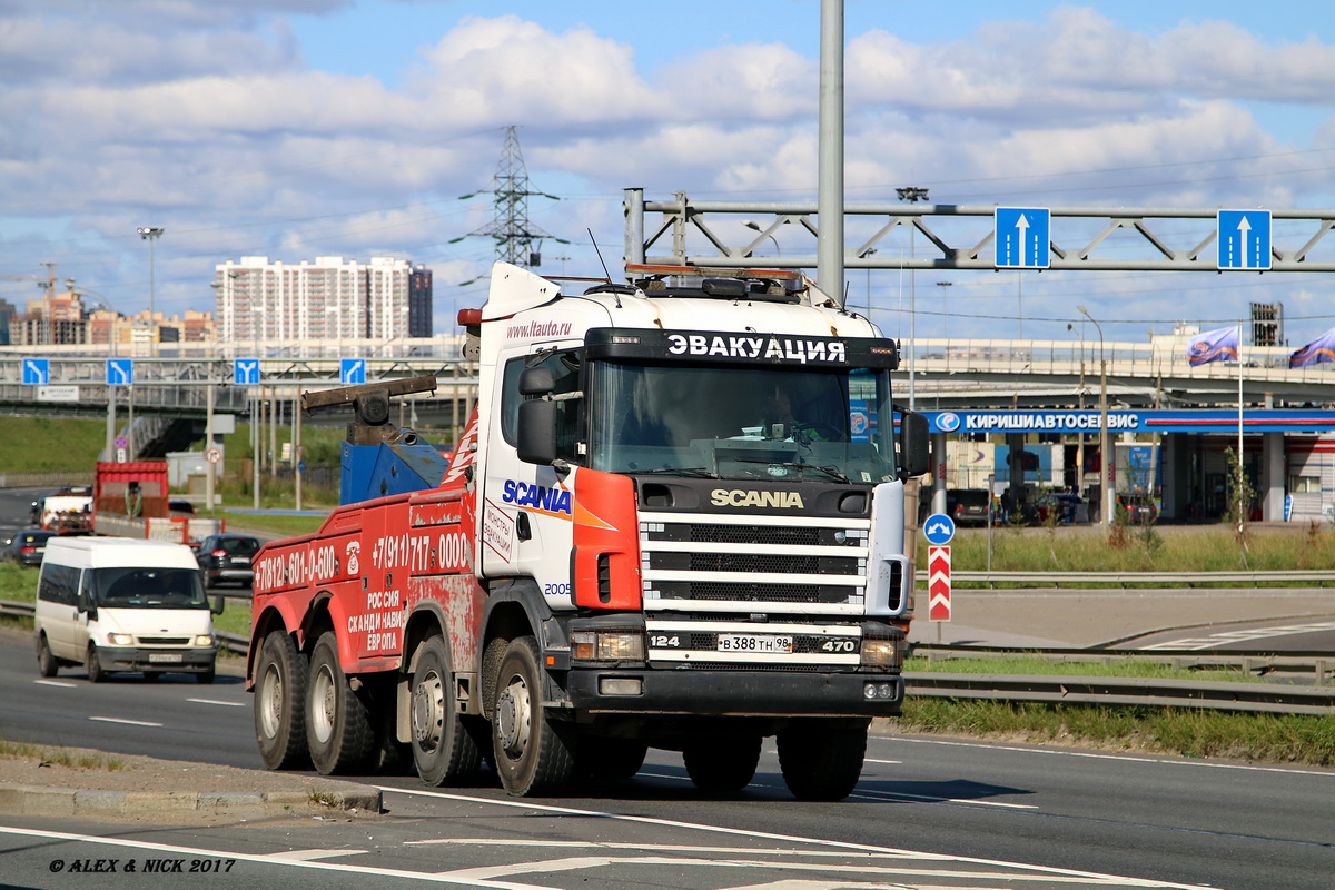 Санкт-Петербург, № В 388 ТН 98 — Scania ('1996) R124G