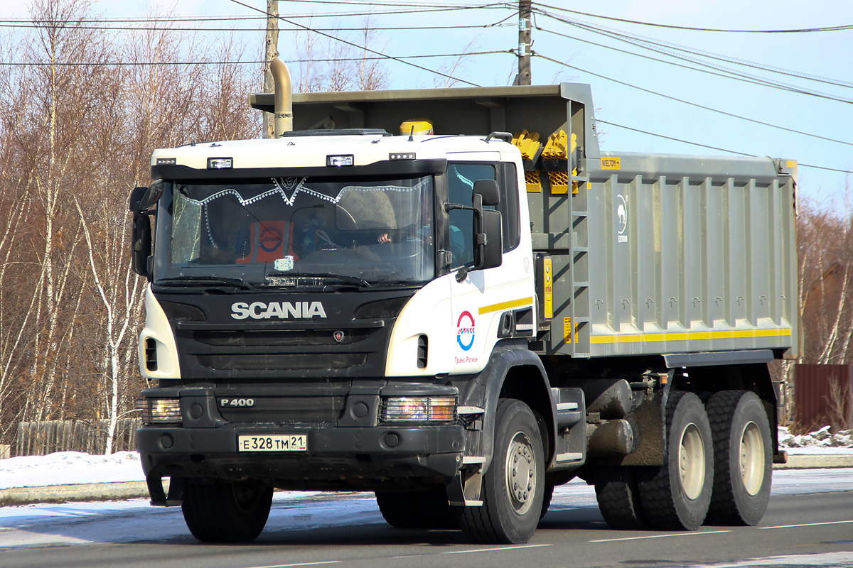 Чувашия, № Е 328 ТМ 21 — Scania ('2011) P400