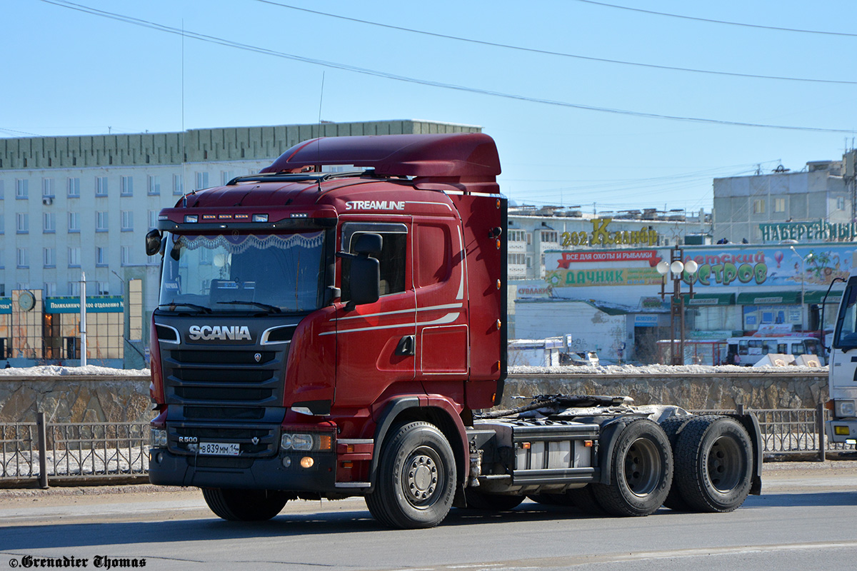Саха (Якутия), № В 839 ММ 14 — Scania ('2013) R500