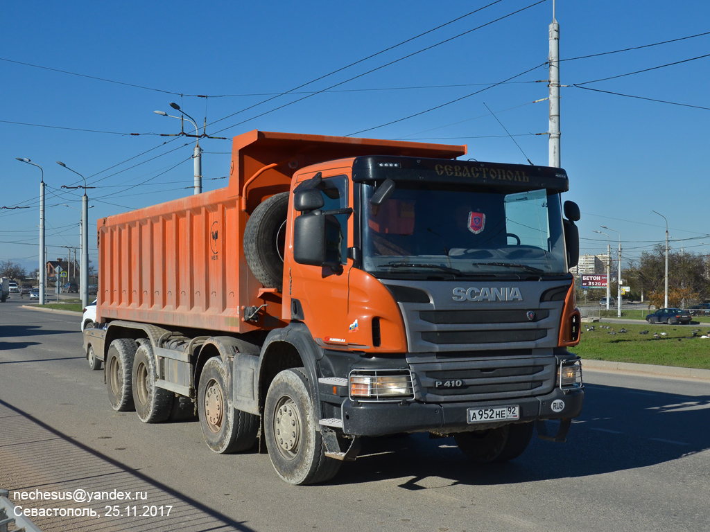 Севастополь, № А 952 НЕ 92 — Scania ('2011) P410