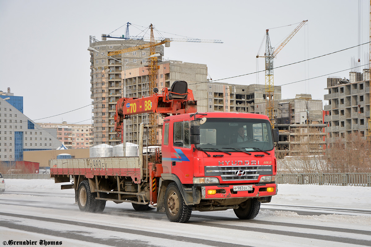 Саха (Якутия), № Р 983 ЕК 14 — Hyundai Super Truck (общая модель)