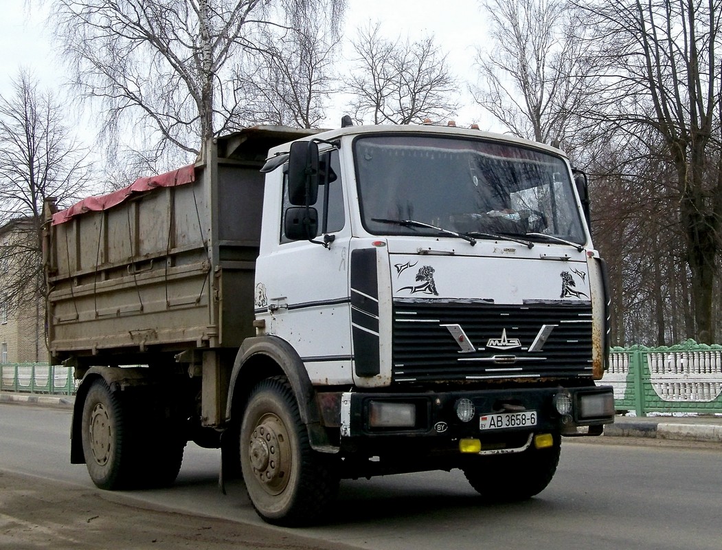 Могилёвская область, № АВ 3658-6 — МАЗ-5551 (общая модель)