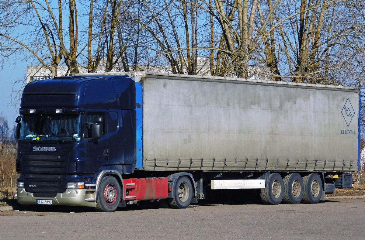 Латвия, № LG-3890 — Scania ('2004) R420