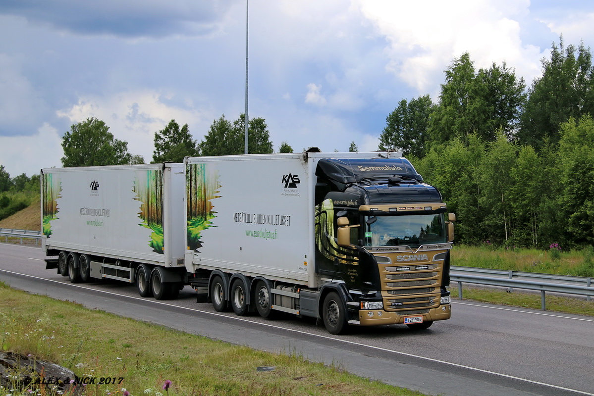 Финляндия, № TZY-904 — Scania ('2013) R730