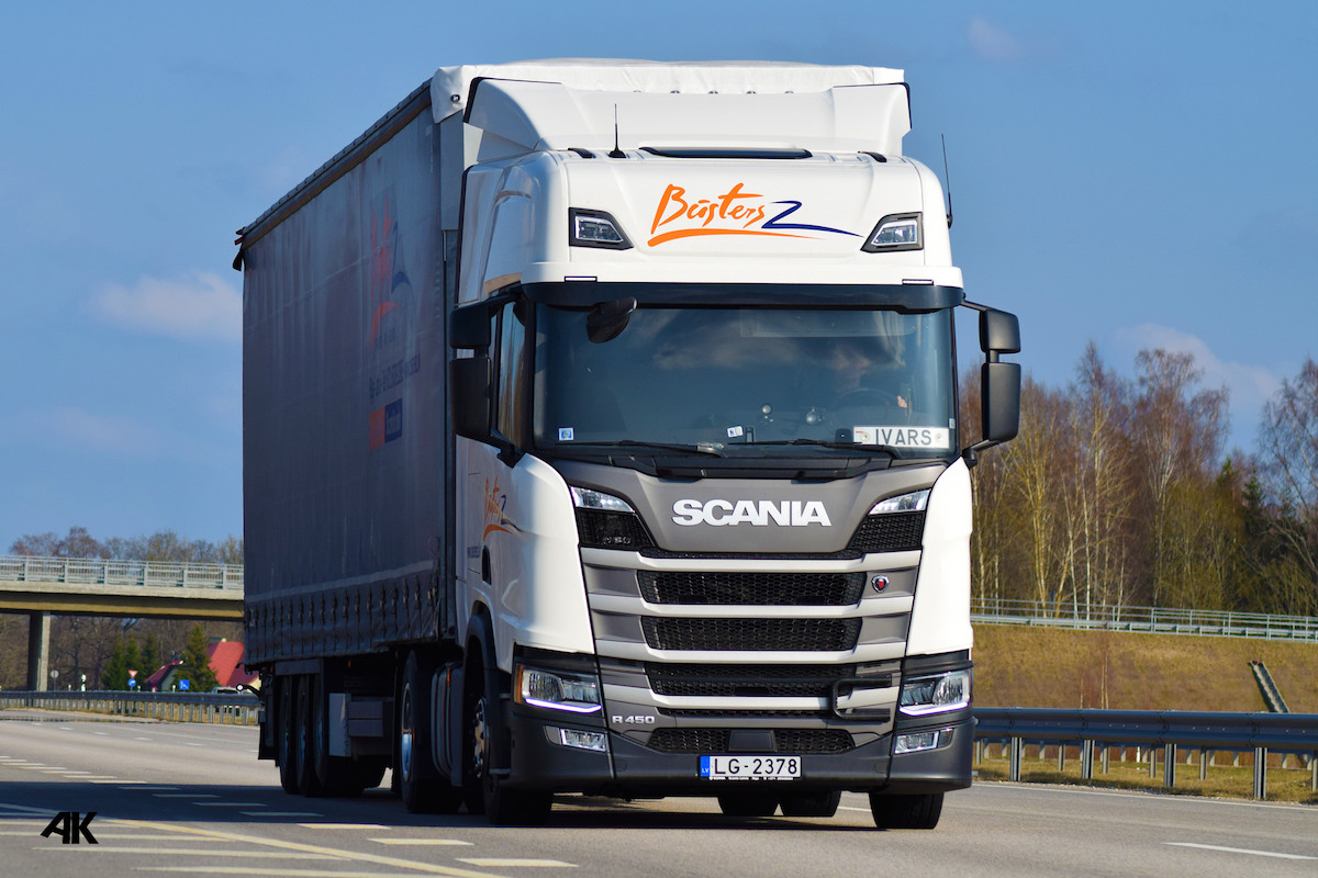 Латвия, № LG-2378 — Scania ('2016) R450