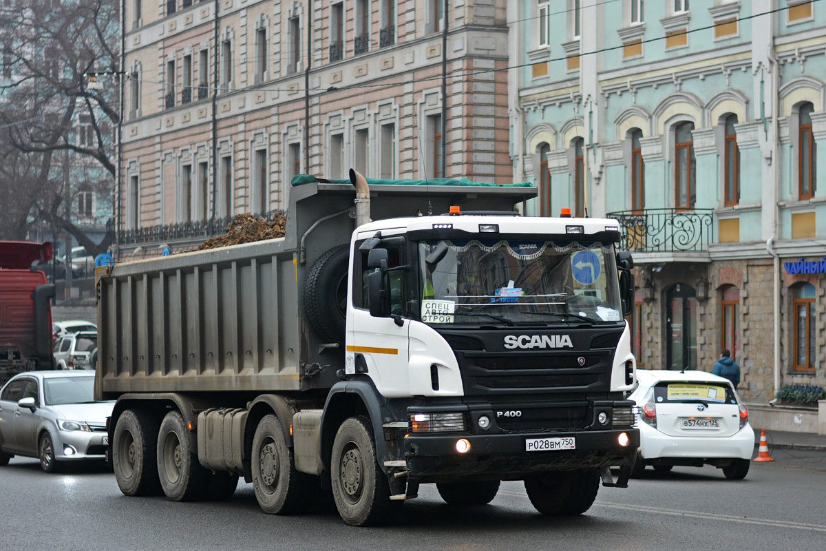 Приморский край, № Р 028 ВМ 750 — Scania ('2011) P400