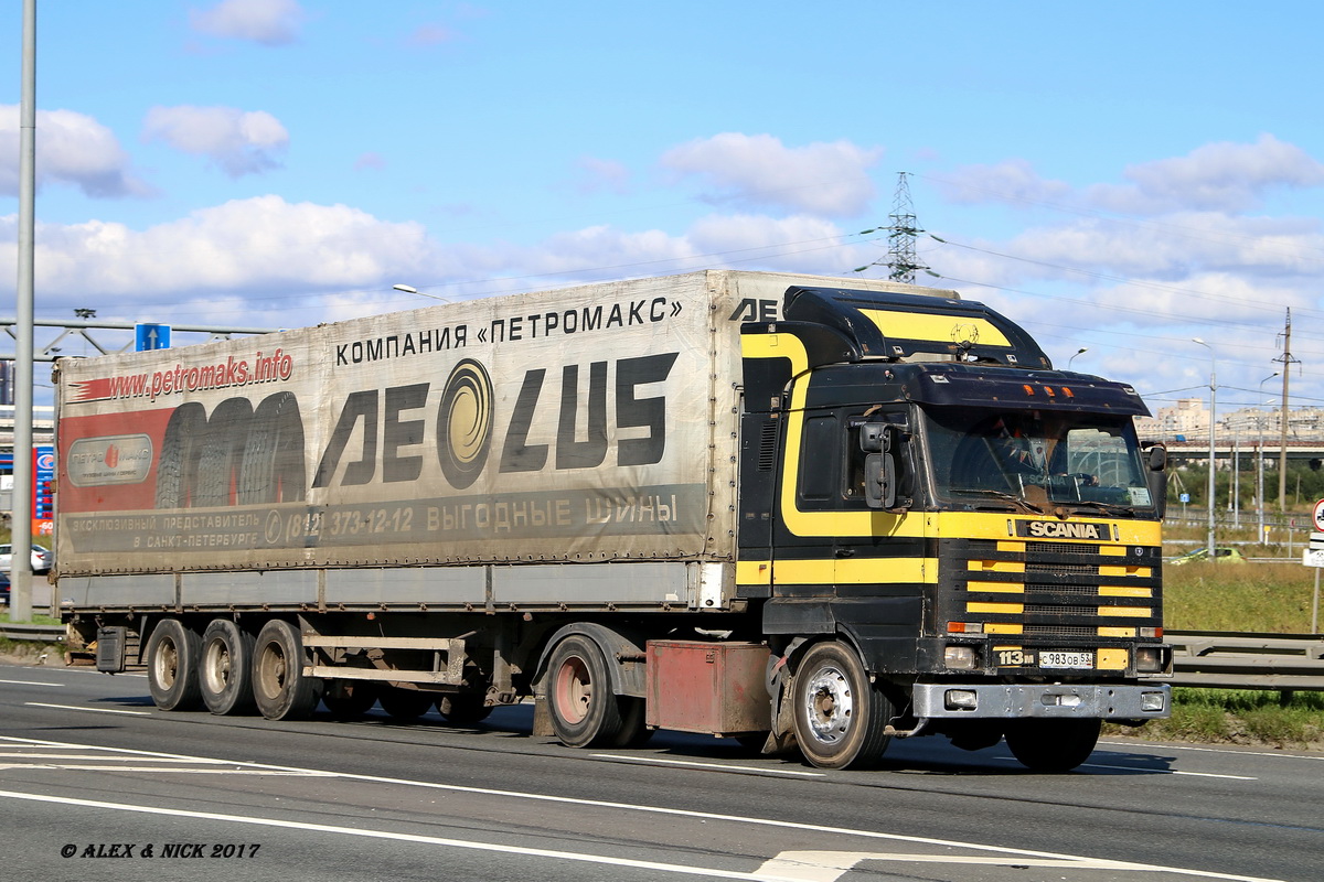 Новгородская область, № С 983 ОВ 53 — Scania (III) R113M