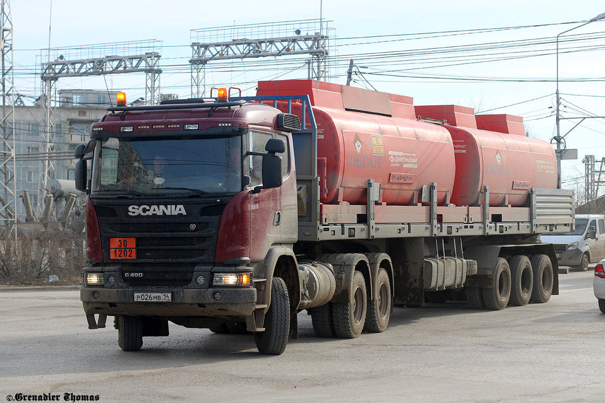 Саха (Якутия), № Р 026 МВ 14 — Scania ('2013) G480