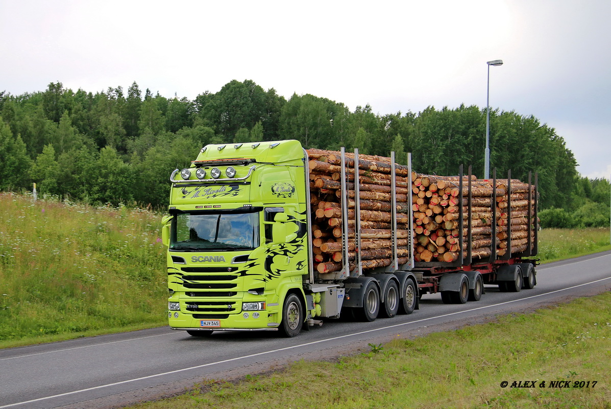 Финляндия, № NJV-345 — Scania ('2013) R730