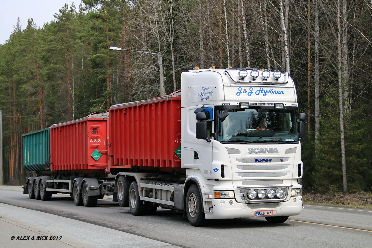 Финляндия, № GJX-187 — Scania ('2009) R500
