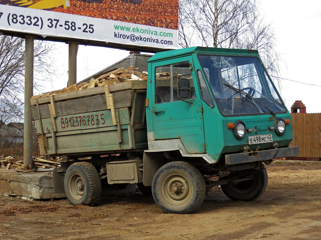 Кировская область, № Е 498 МС 43 — Multicar M25 (общая модель)