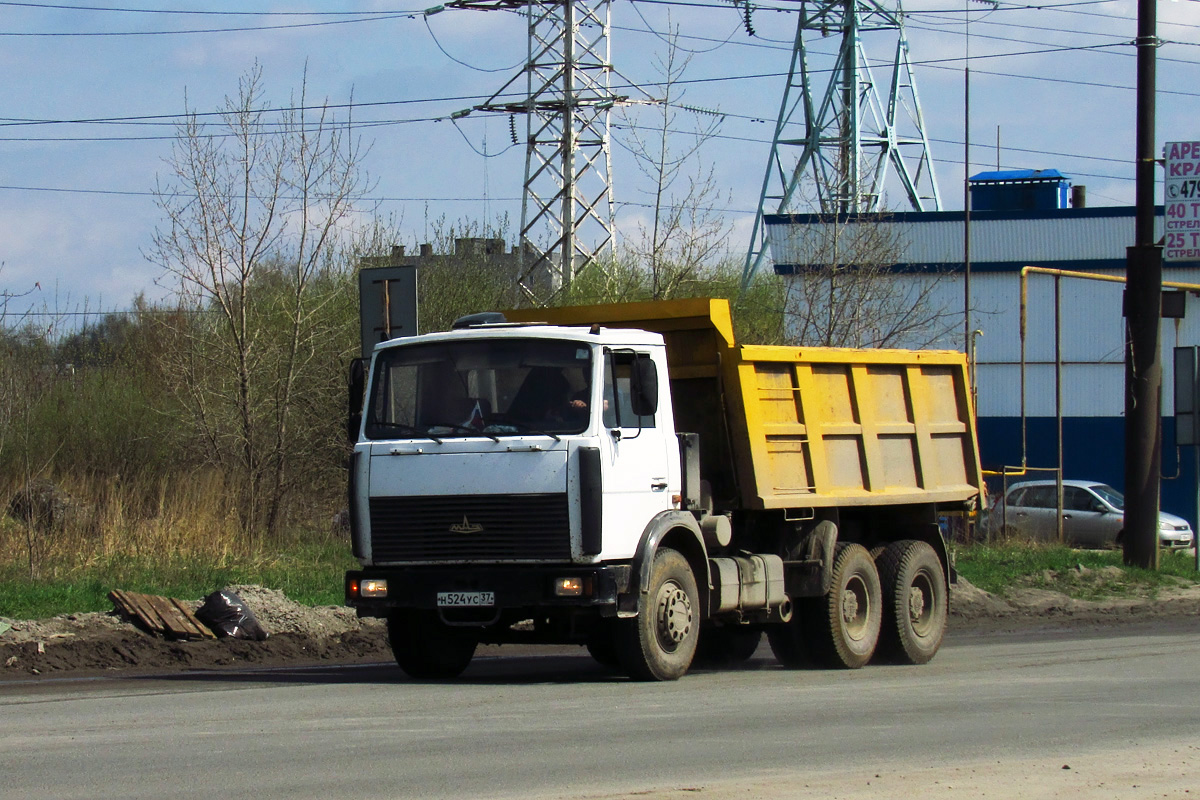 Ивановская область, № Н 524 УС 37 — МАЗ-5516 (общая модель)