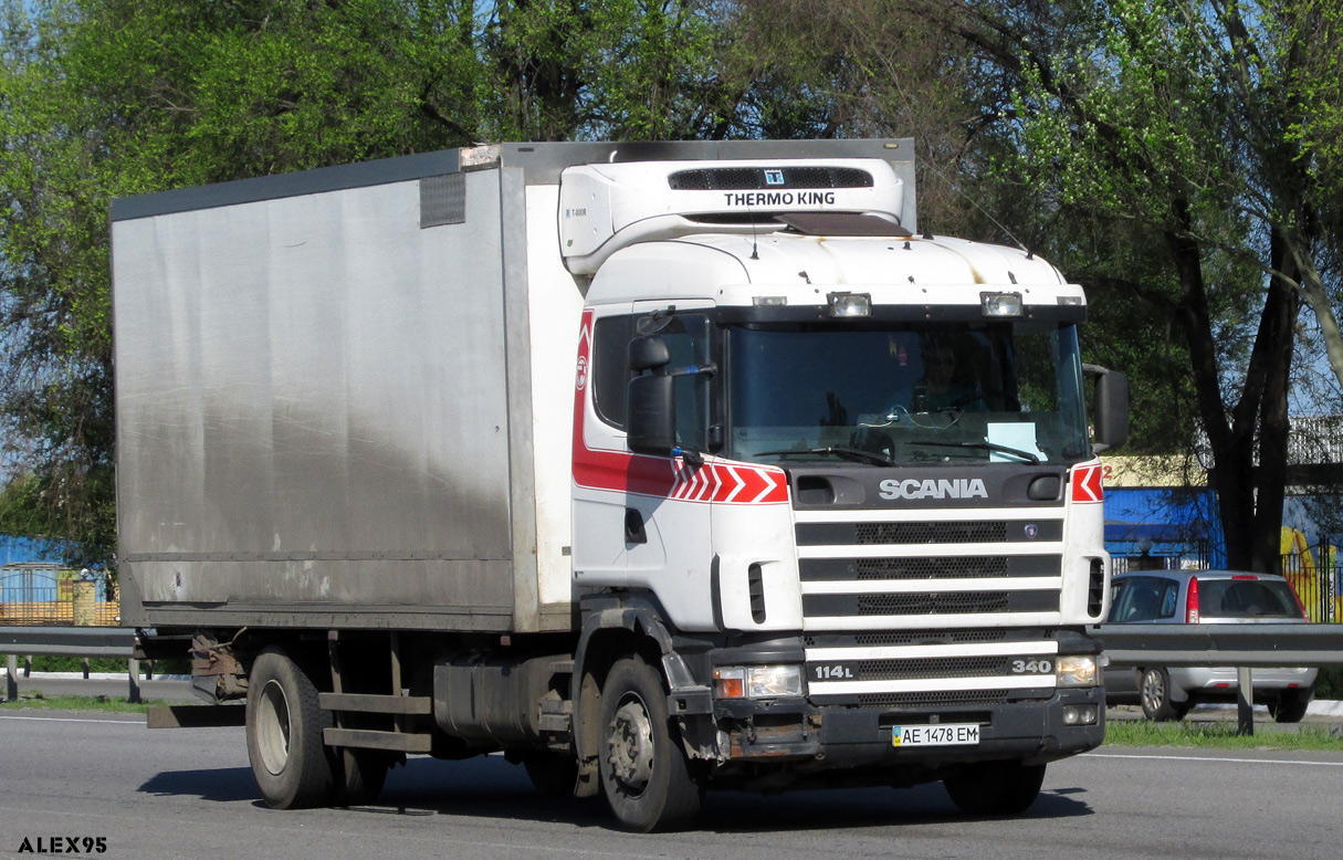 Днепропетровская область, № АЕ 1478 ЕМ — Scania ('1996) R114L