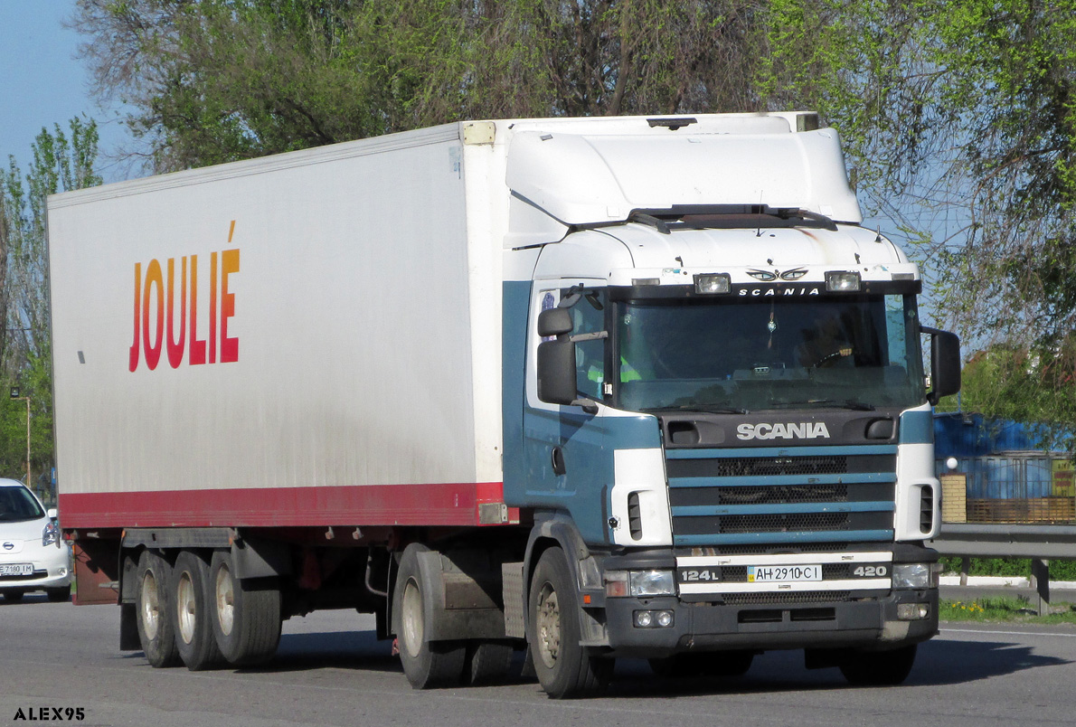 Донецкая область, № АН 2910 СІ — Scania ('1996) R124L
