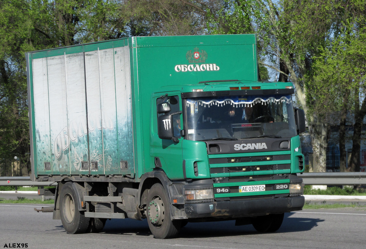 Днепропетровская область, № АЕ 0309 ЕО — Scania ('1996) P94D