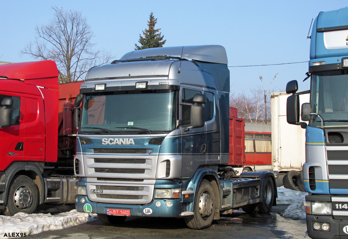 Днепропетровская область, № 04 ВТ 1402 — Scania ('2004) R440