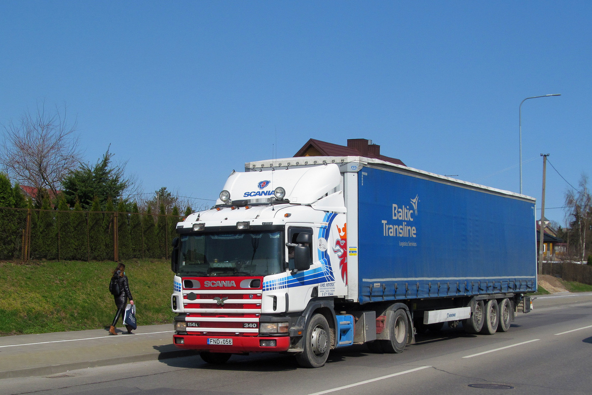 Литва, № FND 056 — Scania ('1996) P114L