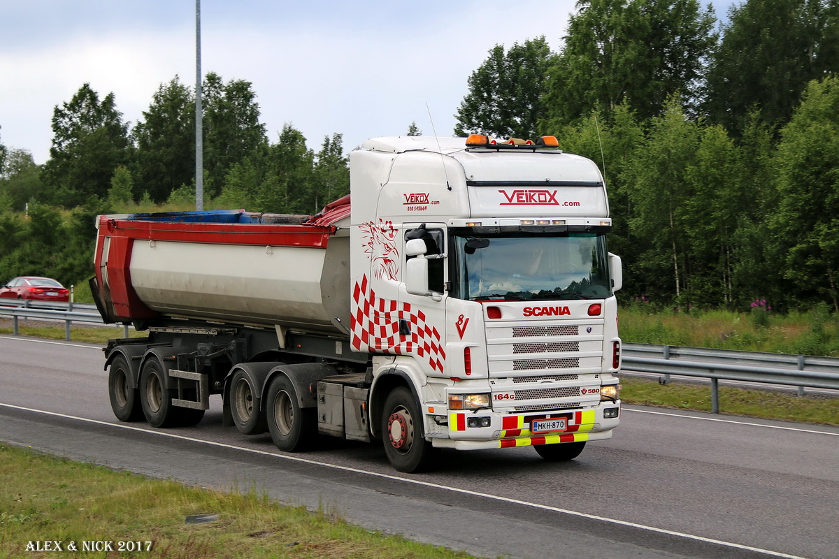 Финляндия, № MKH-870 — Scania ('1996) R164G