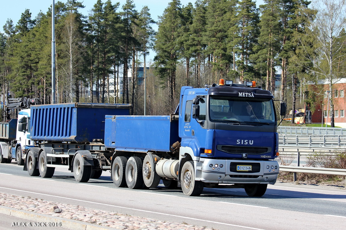 Финляндия, № EVZ-348 — Sisu E12