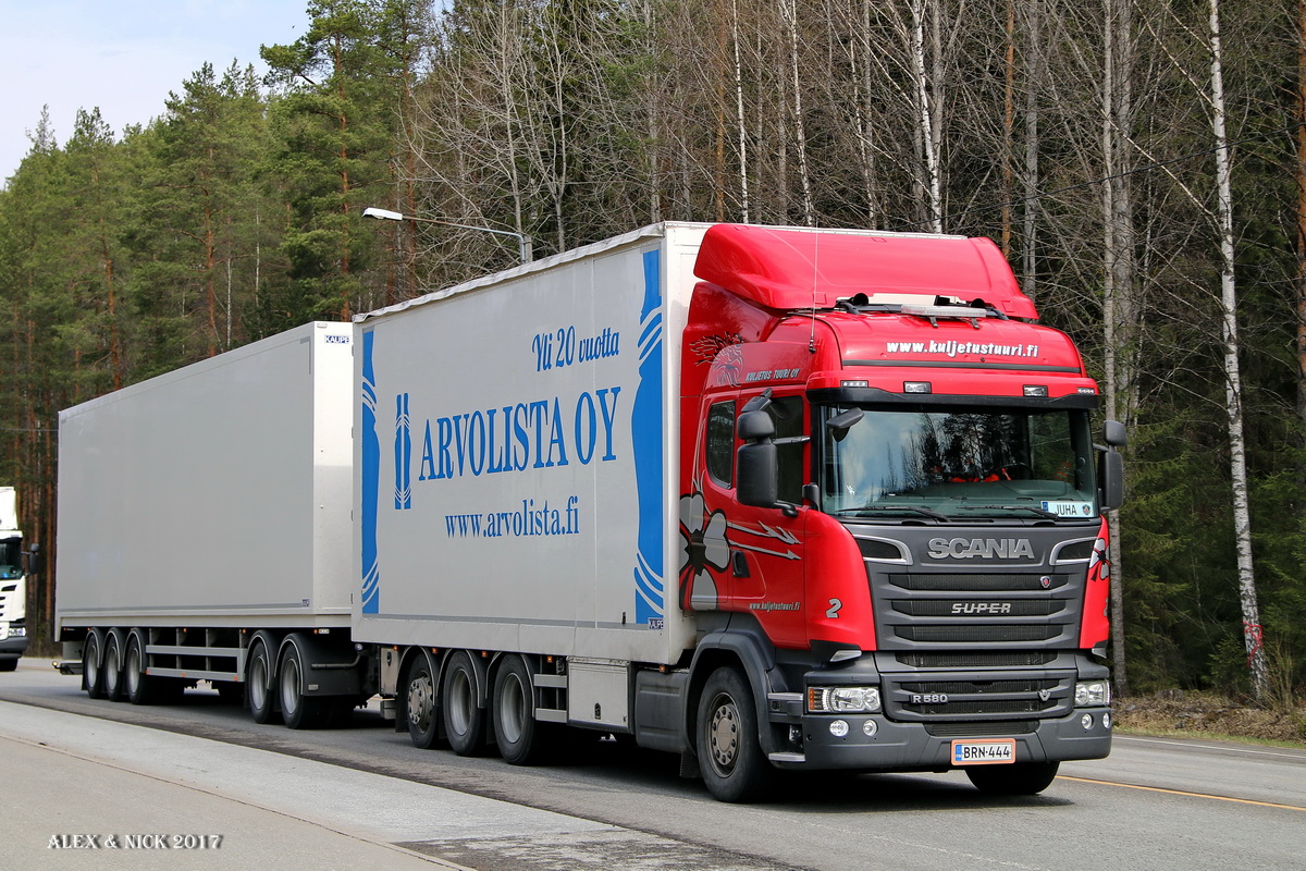 Финляндия, № BRN-444 — Scania ('2013) R580
