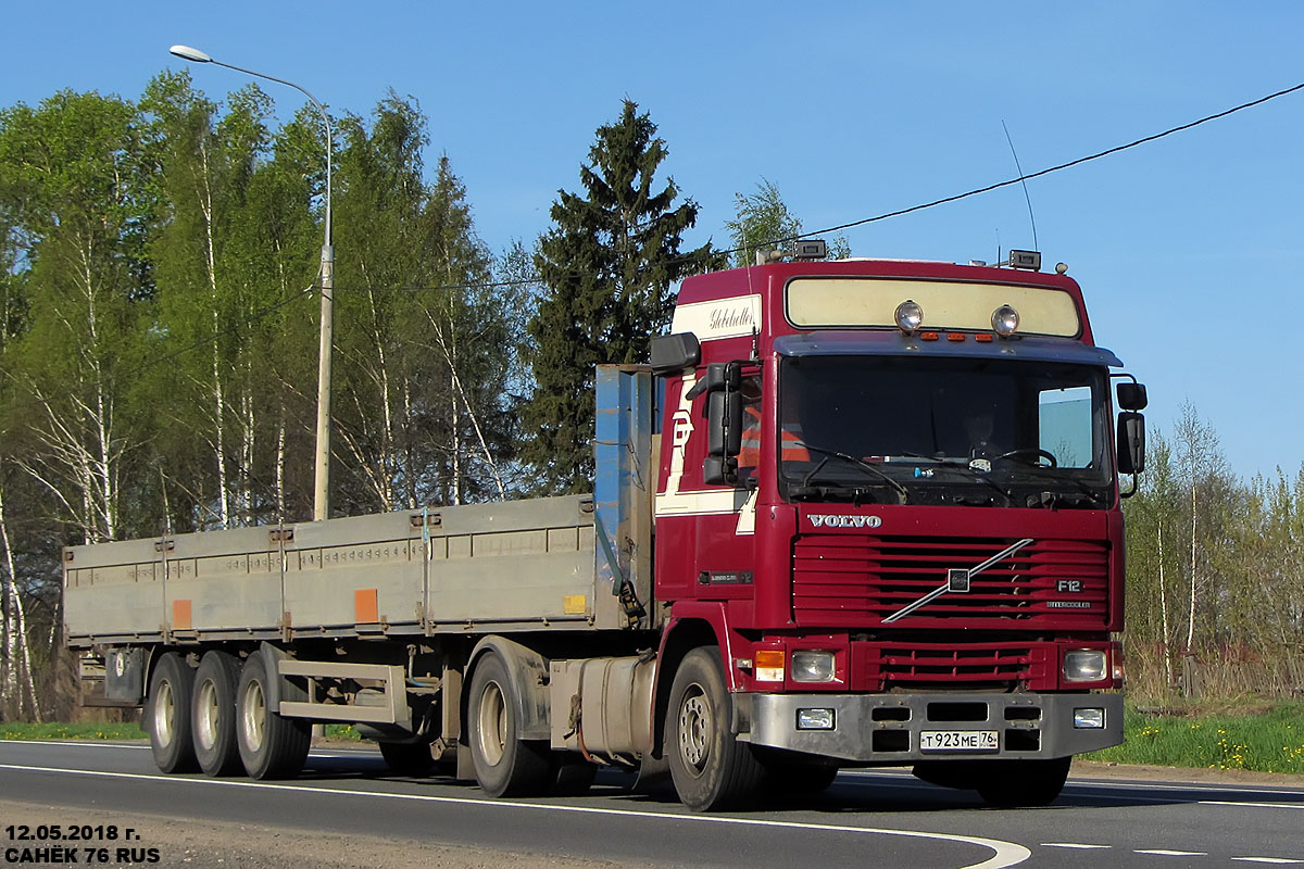 Ярославская область, № Т 923 МЕ 76 — Volvo ('1987) F12