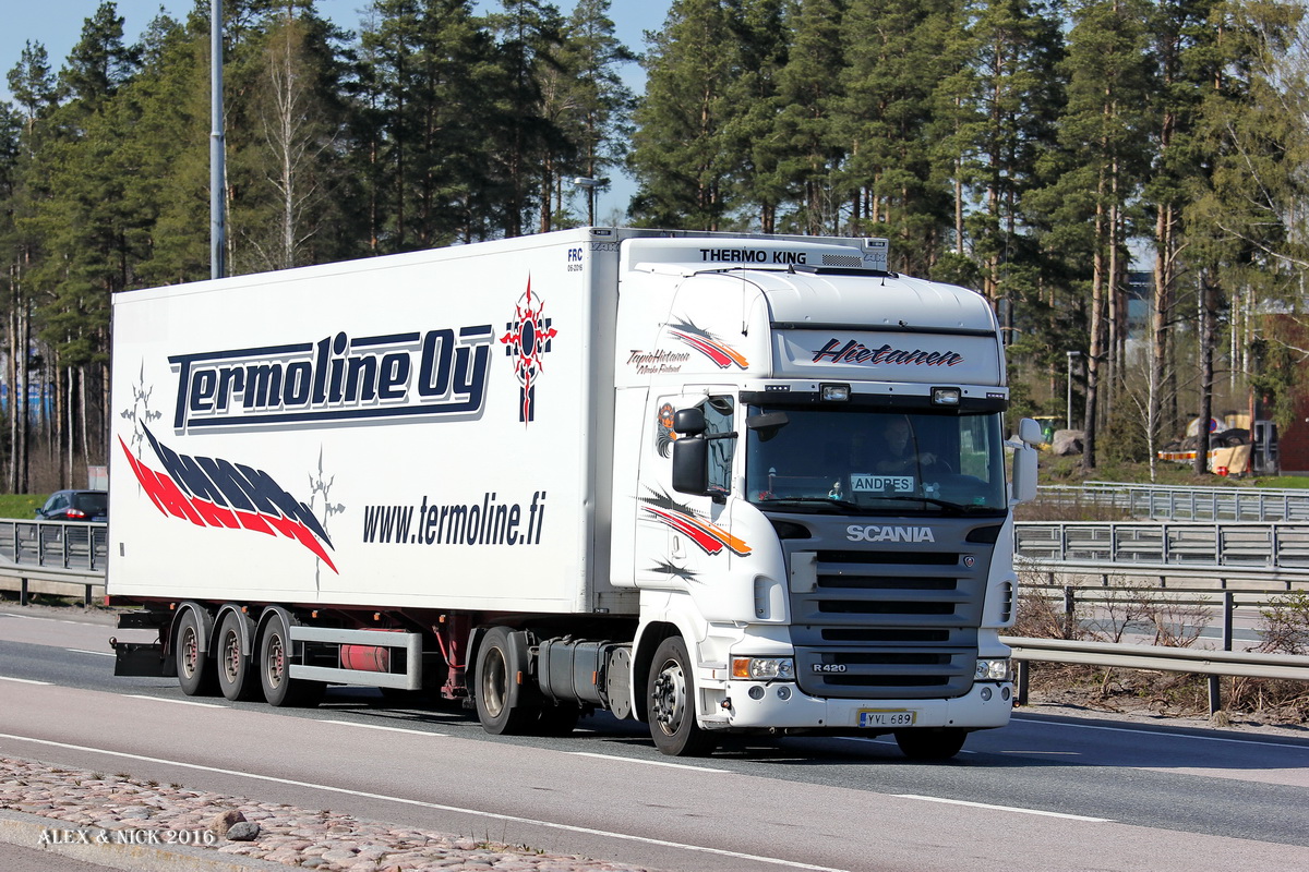 Финляндия, № YVL-689 — Scania ('2004) R420