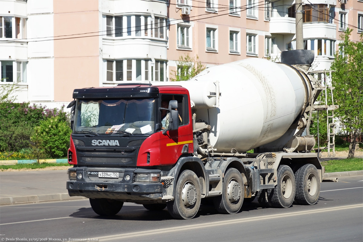 Московская область, № Х 339 НС 750 — Scania ('2011) P400