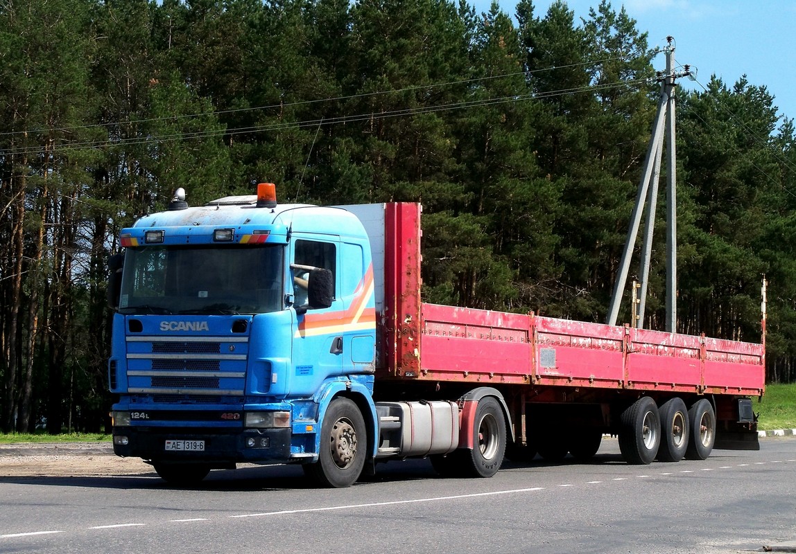 Могилёвская область, № АЕ 1319-6 — Scania ('1996) R124L