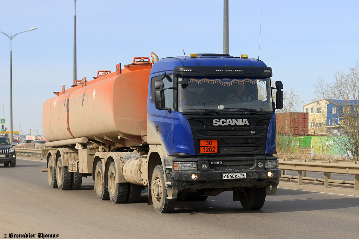Саха (Якутия), № С 846 КХ 14 — Scania ('2013) G480
