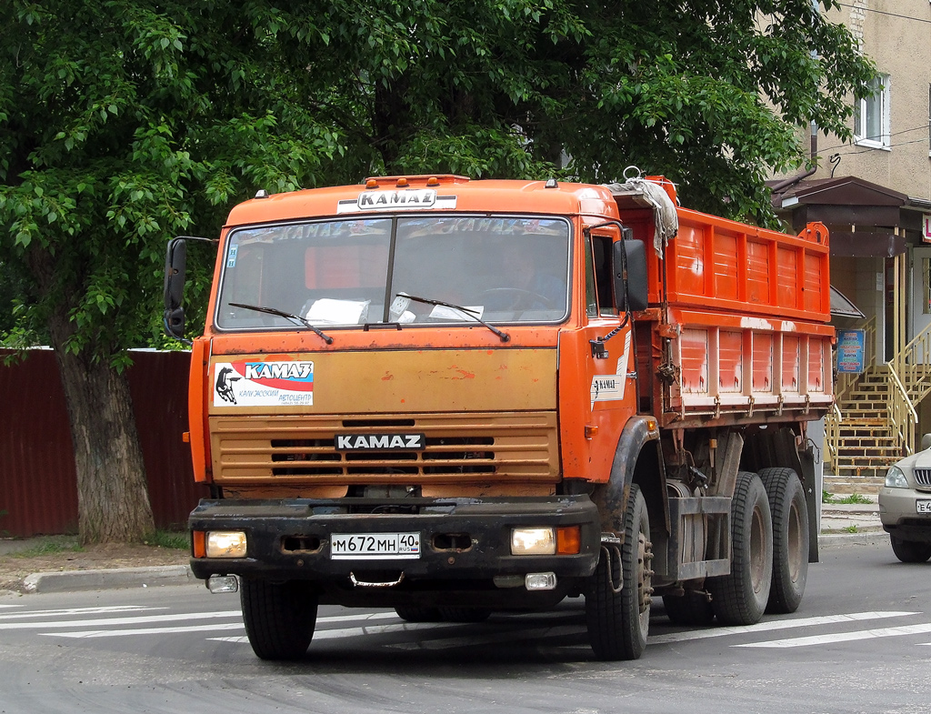 Калужская область, № М 672 МН 40 — КамАЗ-53215 (общая модель)