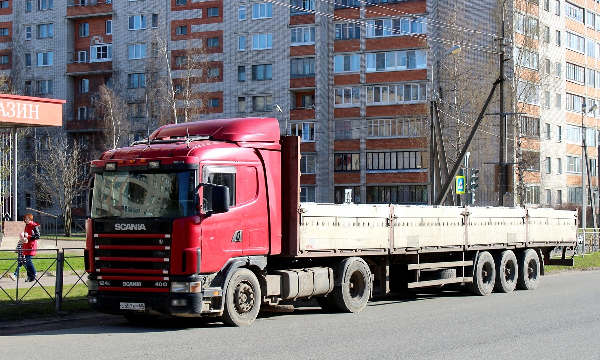 Псковская область, № С 557 КР 60 — Scania ('1996) R124L