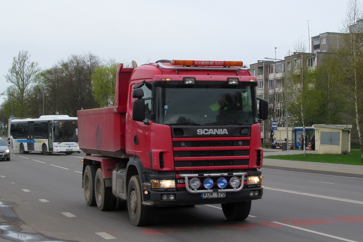 Литва, № KDK 670 — Scania ('1996) R164G