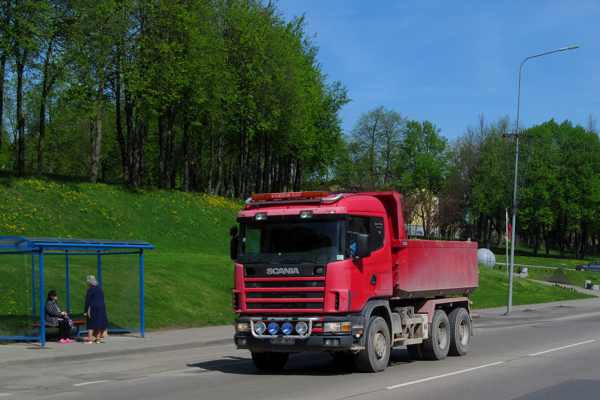 Литва, № KDK 670 — Scania ('1996) R164G
