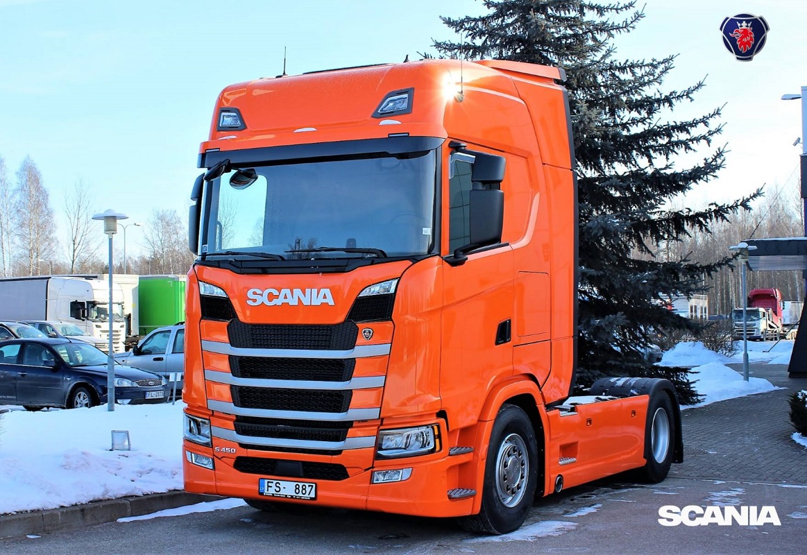 Латвия, № FS-887 — Scania ('2016) S450