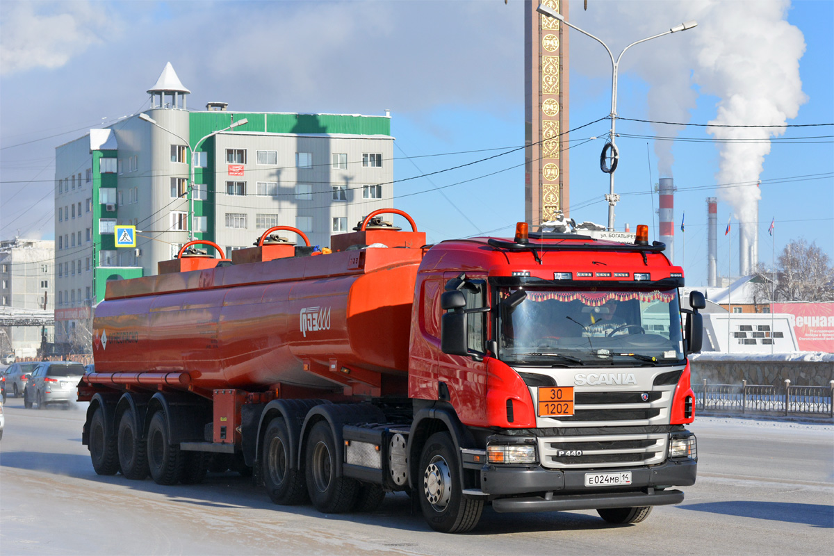 Саха (Якутия), № Е 024 МВ 14 — Scania ('2011) P440