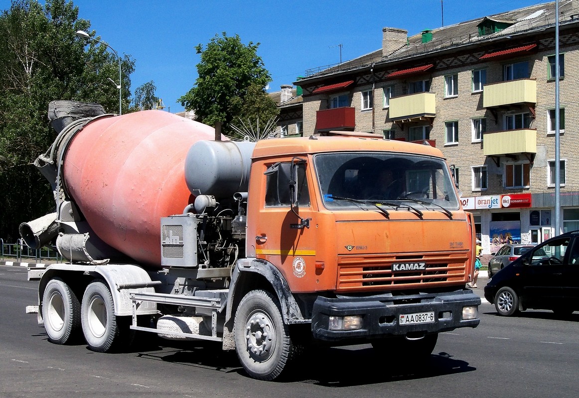 Могилёвская область, № АА 0837-6 — КамАЗ-65115 (общая модель)
