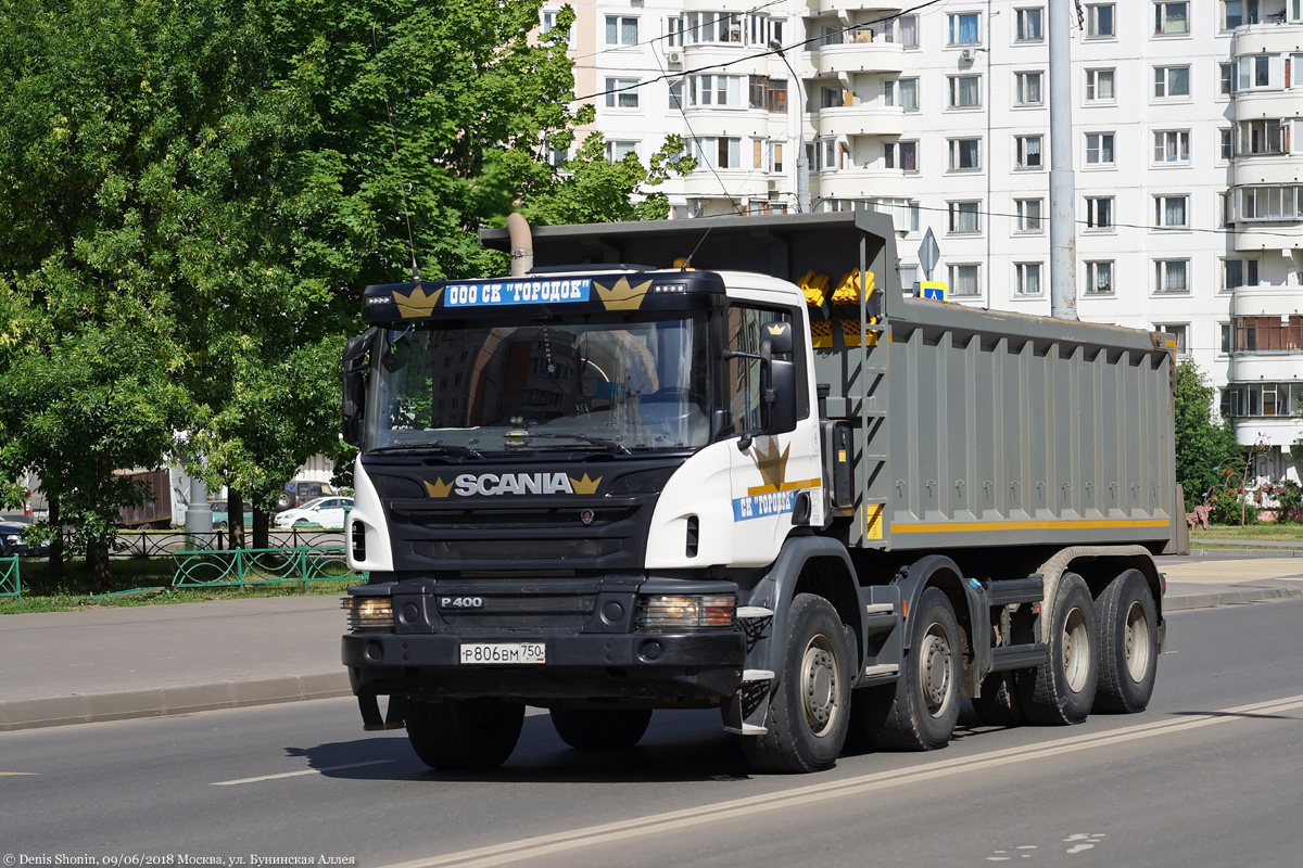 Москва, № Р 806 ВМ 750 — Scania ('2011) P400
