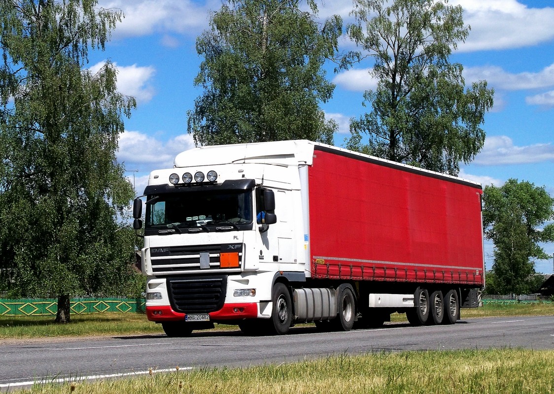 Польша, № WMA 20682 — DAF XF105 FT