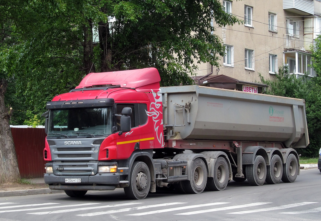 Белгородская область, № Р 356 МТ 31 — Scania ('2011) P420
