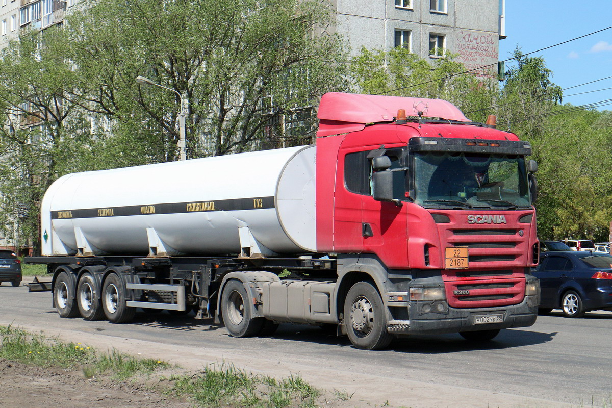 Омская область, № Н 002 УК 55 — Scania ('2004) R380